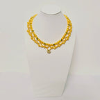 Luxury Pearl & Crystal Layered Necklace Set | Premium Multi-Layer Statement Necklace for Special Occasions (MAC347)