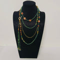 Luxury Pearl & Crystal Layered Necklace Set | Premium Multi-Layer Statement Necklace for Special Occasions (MAC347)