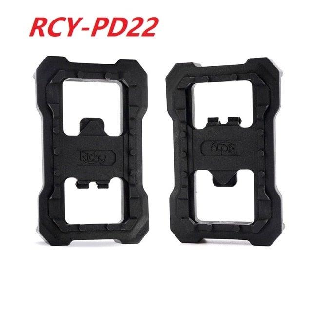 Pedal Cleats Flat Adapter Original Self Locking Pedal Flat Plate Conversion Device Suitable For Bike Pedals Bike Universal Clipless Platform Adapters Cleats Pedal Bicycle Pedal Adapters Stevvex