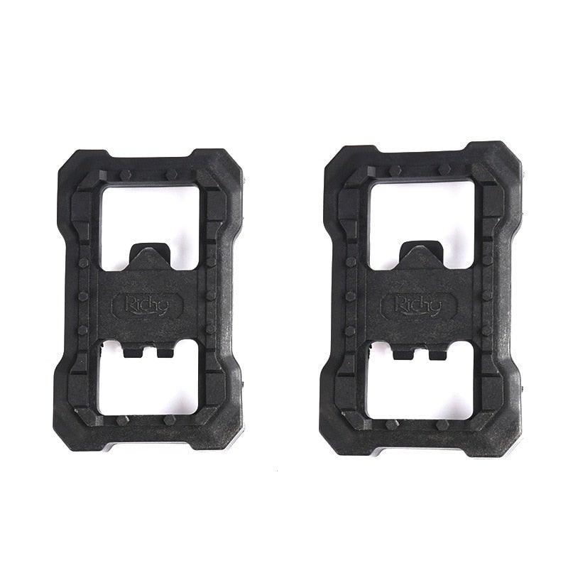 Pedal Cleats Flat Adapter Original Self Locking Pedal Flat Plate Conversion Device Suitable For Bike Pedals Bike Universal Clipless Platform Adapters Cleats Pedal Bicycle Pedal Adapters Stevvex
