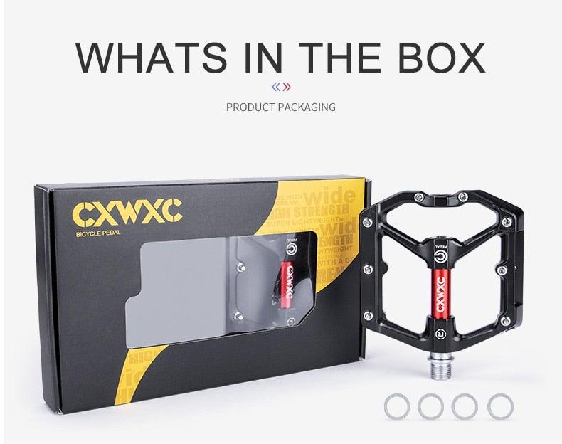 Pedals Bicycle Aluminum Pedal Mountain Urban Road Parts Sealed Bearing Flat Platform All-Round Pedals Bike Accessories Advanced 4 Bearings Mountain Bike Pedals Platform Bicycle Flat Alloy Pedals Stevvex