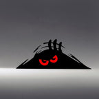 Peeking Monster Scary Eyes Car Sticker Peeking Elf Car Decal Waterproof Car Decal  Vinyl Car Decal Sticker Waterproof Self-adhesive Car Sticker Scratch Cover Decal Auto Decoration Funny Peeking 3D Big Eyes Sticker Car Styling