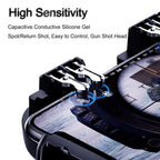 Perfect 6 Finger All-in-One Mobile Game Triggers Controller For Smartphones Mobile Along With Cooling Fan Stevvex