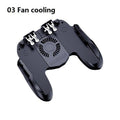 Perfect 6 Finger All-in-One Mobile Game Triggers Controller For Smartphones Mobile Along With Cooling Fan Stevvex