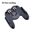 Perfect 6 Finger All-in-One Mobile Game Triggers Controller For Smartphones Mobile Along With Cooling Fan Stevvex