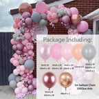 Perfect Set Of Pink Purple Balloon Set Arch Garland Kit For Wedding Birthday Anniversary Balloons For Party Decorations Stevvex
