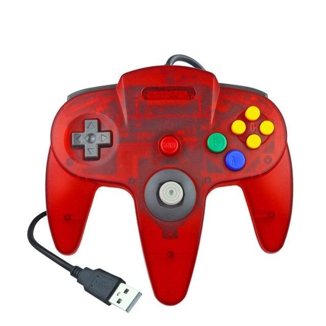 Perfect White M Shaped USB Wired Gamepad Classic Joystick Controller Compatible With Computer PC Laptop Stevvex