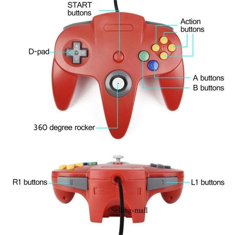 Perfect White M Shaped USB Wired Gamepad Classic Joystick Controller Compatible With Computer PC Laptop Stevvex