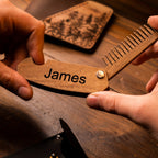 Wooden Beard Comb – Bearded Man - SJB-DIAMOND ELITES