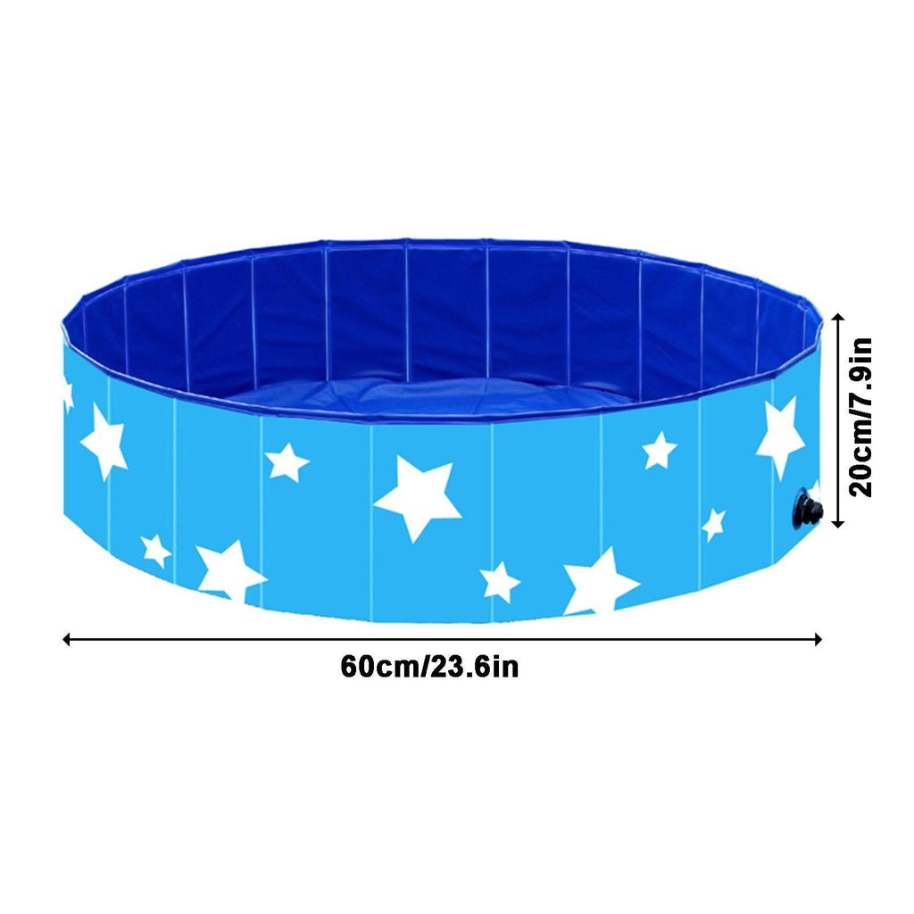 Pet Bathing Tub Foldable Dog Pool Anti-skid Safe Environmental Dog Washing Station For Home Large Space High Strength Collapsible Dog Bathtub Pet Swimming Pool Portable Foldable Pet Bathtub Pool for Dogs Cats Stevvex