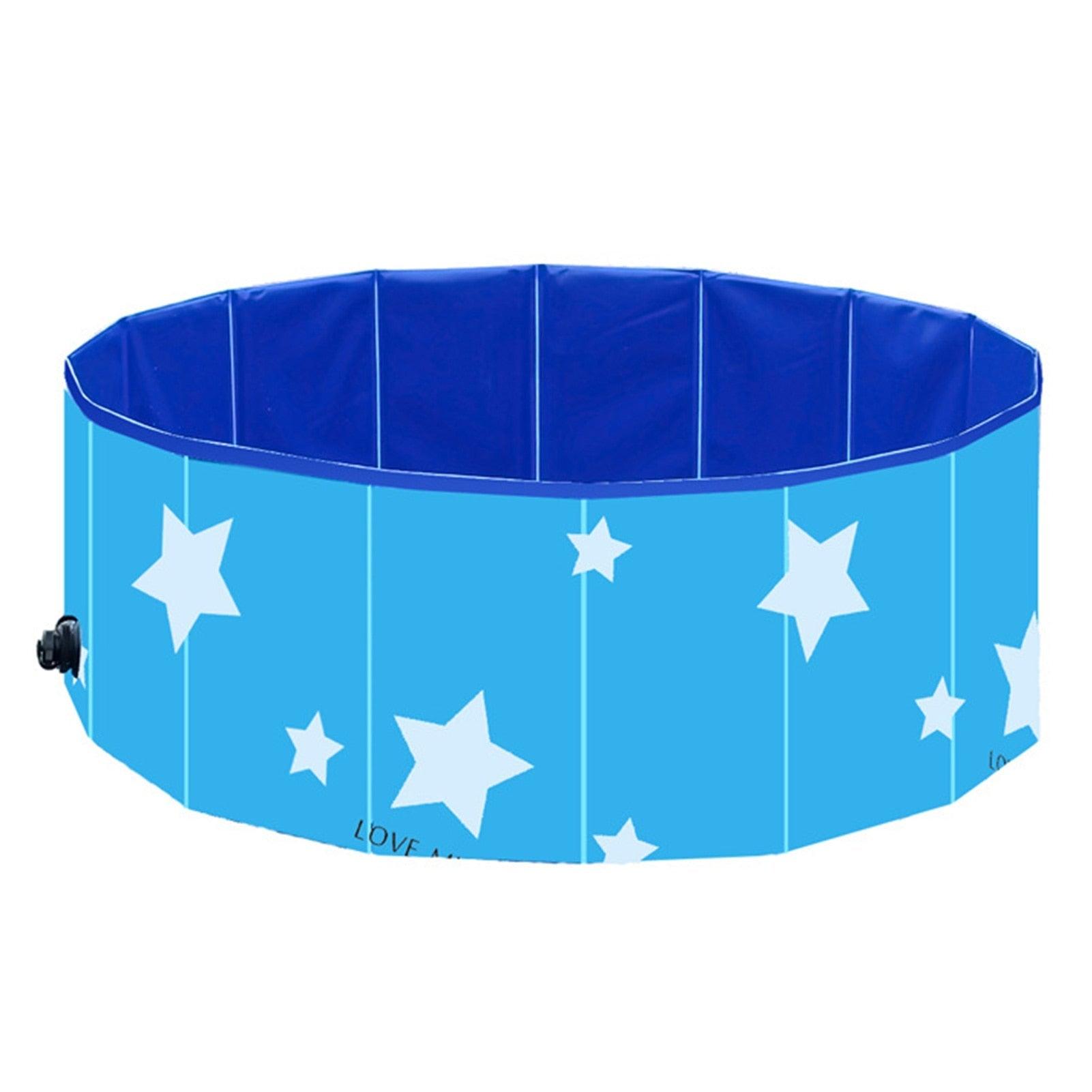 Pet Bathing Tub Foldable Dog Pool Anti-skid Safe Environmental Dog Washing Station For Home Large Space High Strength Collapsible Dog Bathtub Pet Swimming Pool Portable Foldable Pet Bathtub Pool for Dogs Cats Stevvex