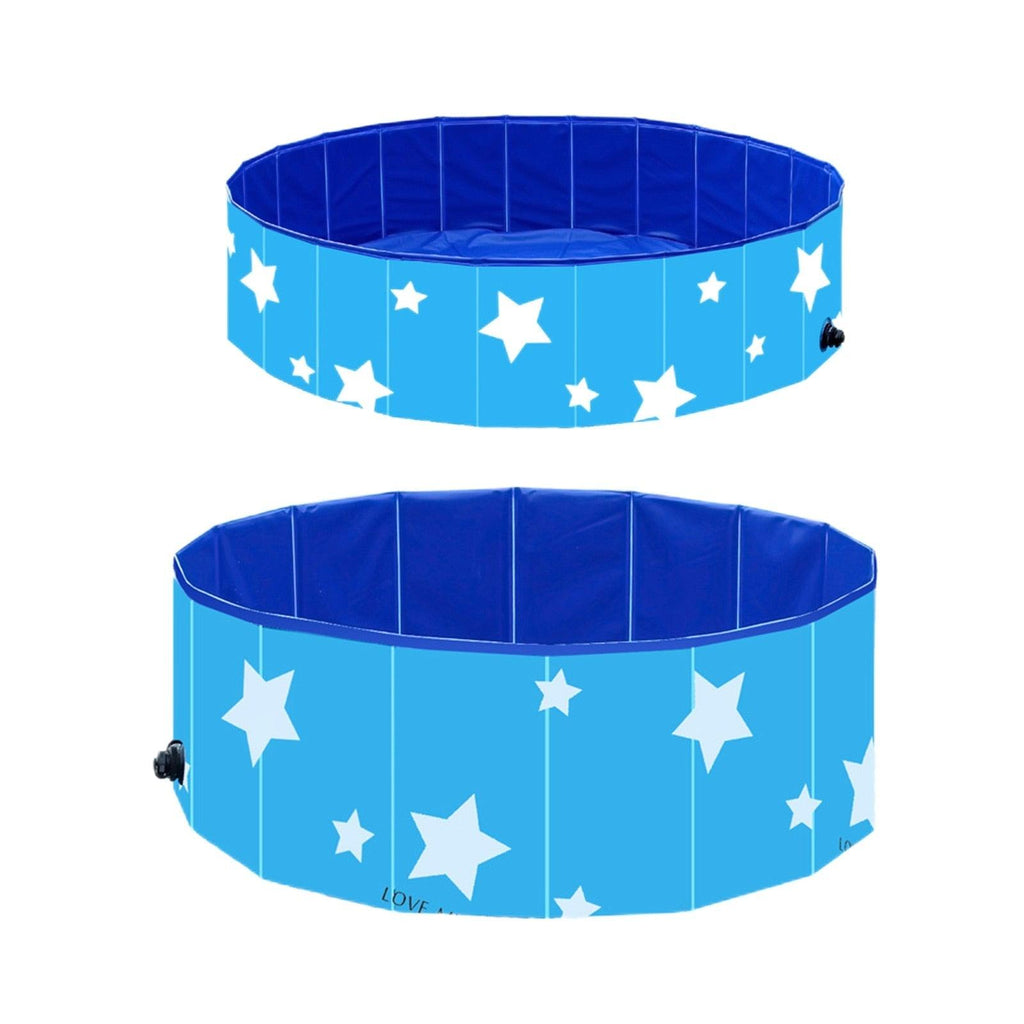 Pet Bathing Tub Foldable Dog Pool Anti-skid Safe Environmental Dog Washing Station For Home Large Space High Strength Collapsible Dog Bathtub Pet Swimming Pool Portable Foldable Pet Bathtub Pool for Dogs Cats Stevvex