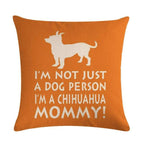 Pet Dog Elegant Design Linen Cotton Throw Pillow Covers Dog Pattern Cotton Throw Pillow Covers Car Sofa Cushion Cover Pillowcases Couch Cushion Cover Home Sofa Bed Decorative Pillows