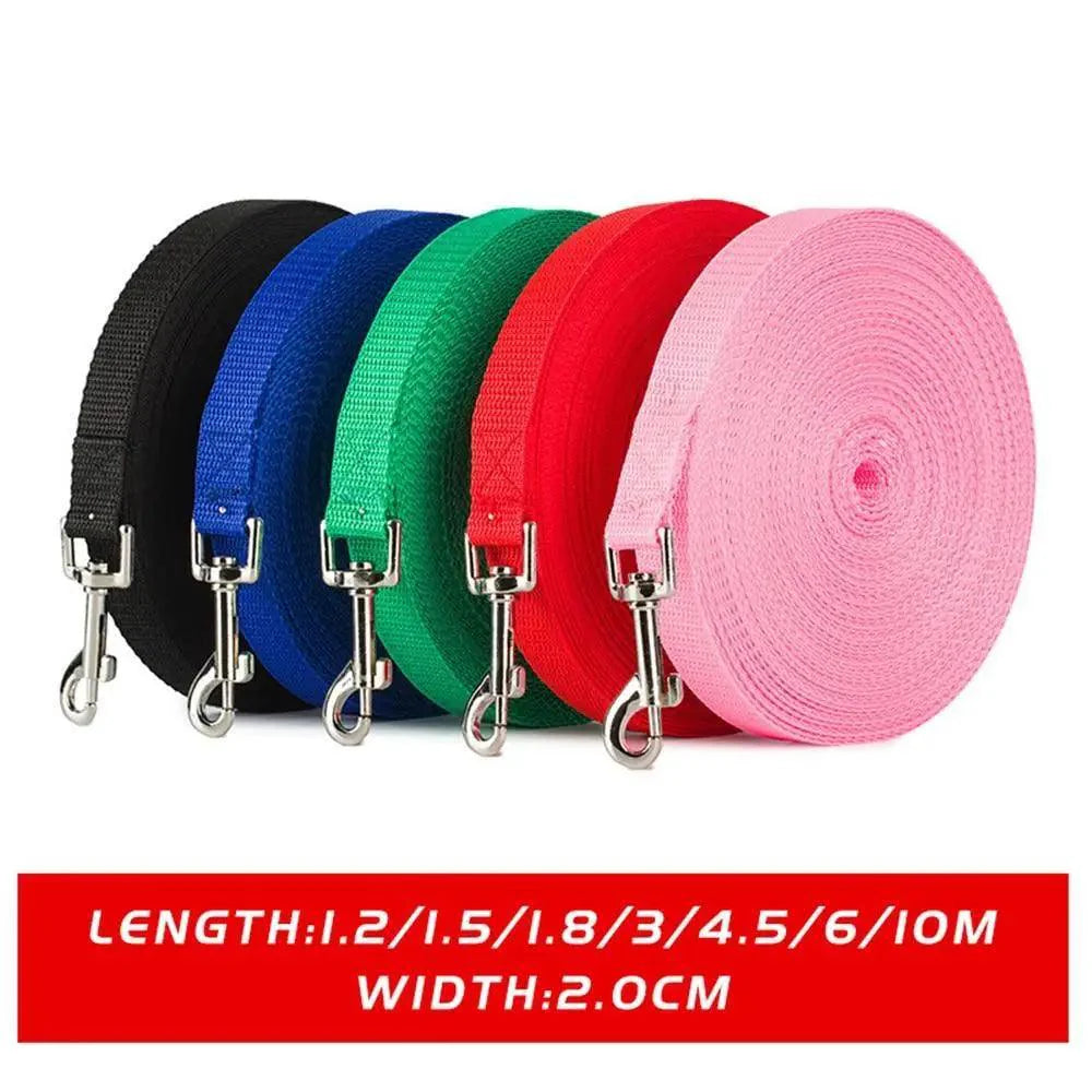 Pet Leashes Rope Outdoor Training Running Dog Leash Belt  Dogs Lead For Small And Large Dog Long Lead-Training Leash/Long Line Dog Leash Great for Dog/Puppy Stevvex