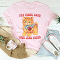Pet More Cats Tee Peachy Sunday