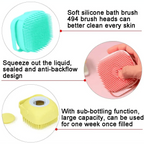 Pet Silicone Shampoo Bath Brush Massage Rubber Comb Bathing Shampoo Colorful Massager For Dogs Stevvex