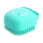 Pet Silicone Shampoo Bath Brush Massage Rubber Comb Bathing Shampoo Colorful Massager For Dogs Stevvex