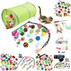 Pets Cat Toys Mouse Shape Balls Shapes Cat Interactive Pet Toys Assortments Foldable Rainbow Tunnel Cat Feather Interactive Feather Toy Fluffy Mouse Cat Love New Pet Toy Funny Cat Stick Mouse Supplies Value Bundle Stevvex