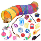Pets Cat Toys Mouse Shape Balls Shapes Cat Interactive Pet Toys Assortments Foldable Rainbow Tunnel Cat Feather Interactive Feather Toy Fluffy Mouse Cat Love New Pet Toy Funny Cat Stick Mouse Supplies Value Bundle Stevvex