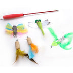Pets Cat Toys Mouse Shape Balls Shapes Cat Interactive Pet Toys Assortments Foldable Rainbow Tunnel Cat Feather Interactive Feather Toy Fluffy Mouse Cat Love New Pet Toy Funny Cat Stick Mouse Supplies Value Bundle Stevvex