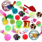 Pets Cat Toys Mouse Shape Balls Shapes Cat Interactive Pet Toys Assortments Foldable Rainbow Tunnel Cat Feather Interactive Feather Toy Fluffy Mouse Cat Love New Pet Toy Funny Cat Stick Mouse Supplies Value Bundle Stevvex