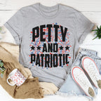Petty And Patriotic Tee Peachy Sunday