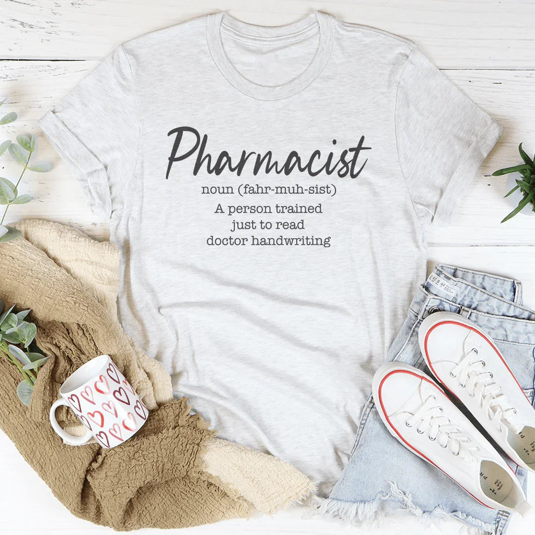 Pharmacist Definition Tee Peachy Sunday