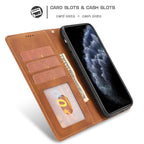 Phone Case For Xiaomi Mi Redmi Note 8 8A 8T 9 9A 9S 10 10S Pro POCO F3 X3 NFC 11 10T Lite 11i 11T Pro Wallet Leather Book Cover Magnetic PU Leather Wallet-Style Business Phone Case Fashion Flip Case with Card Slot Stevvex