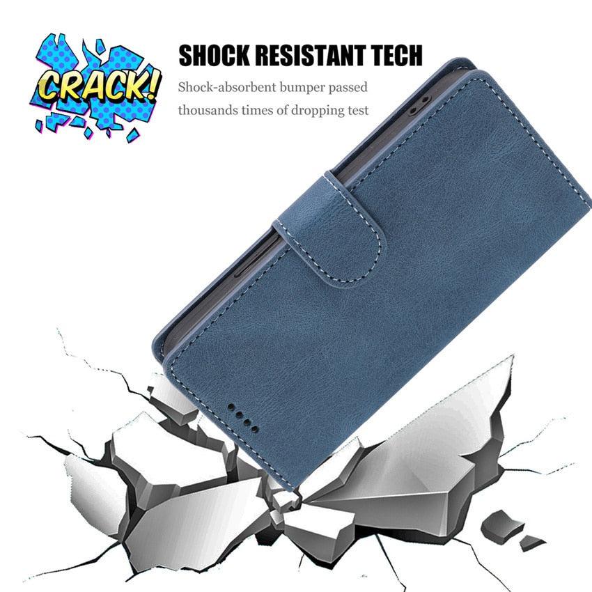 Phone Case For Xiaomi Mi Redmi Note 8 8A 8T 9 9A 9S 10 10S Pro POCO F3 X3 NFC 11 10T Lite 11i 11T Pro Wallet Leather Book Cover Magnetic PU Leather Wallet-Style Business Phone Case Fashion Flip Case with Card Slot Stevvex