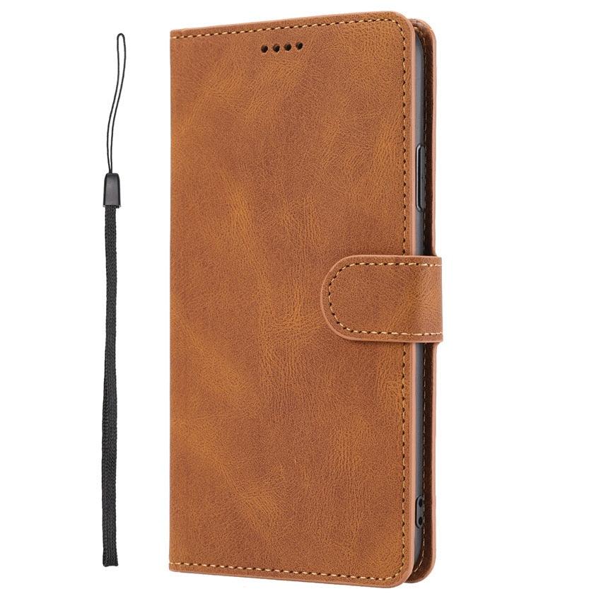 Phone Case For Xiaomi Mi Redmi Note 8 8A 8T 9 9A 9S 10 10S Pro POCO F3 X3 NFC 11 10T Lite 11i 11T Pro Wallet Leather Book Cover Magnetic PU Leather Wallet-Style Business Phone Case Fashion Flip Case with Card Slot Stevvex