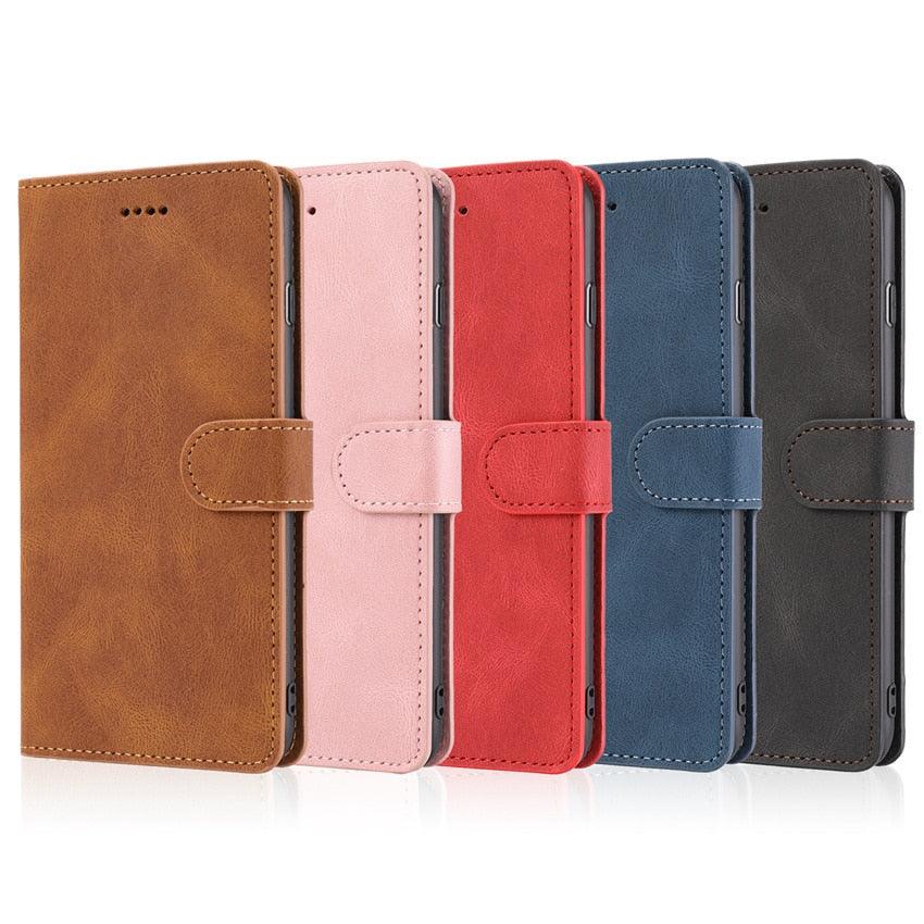 Phone Case For Xiaomi Mi Redmi Note 8 8A 8T 9 9A 9S 10 10S Pro POCO F3 X3 NFC 11 10T Lite 11i 11T Pro Wallet Leather Book Cover Magnetic PU Leather Wallet-Style Business Phone Case Fashion Flip Case with Card Slot Stevvex