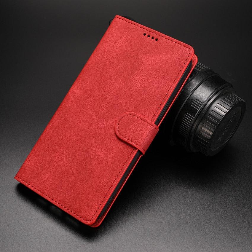 Phone Case For Xiaomi Mi Redmi Note 8 8A 8T 9 9A 9S 10 10S Pro POCO F3 X3 NFC 11 10T Lite 11i 11T Pro Wallet Leather Book Cover Magnetic PU Leather Wallet-Style Business Phone Case Fashion Flip Case with Card Slot Stevvex