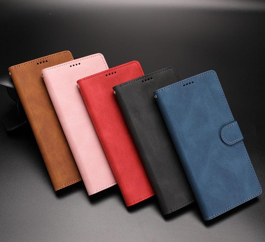 Phone Case For Xiaomi Mi Redmi Note 8 8A 8T 9 9A 9S 10 10S Pro POCO F3 X3 NFC 11 10T Lite 11i 11T Pro Wallet Leather Book Cover Magnetic PU Leather Wallet-Style Business Phone Case Fashion Flip Case with Card Slot Stevvex