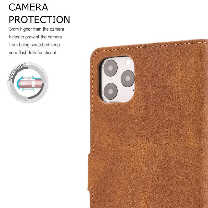 Phone Case For Xiaomi Mi Redmi Note 8 8A 8T 9 9A 9S 10 10S Pro POCO F3 X3 NFC 11 10T Lite 11i 11T Pro Wallet Leather Book Cover Magnetic PU Leather Wallet-Style Business Phone Case Fashion Flip Case with Card Slot Stevvex