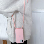Phone Case  Strap Cord Chain Phone Case For Xiaomi Redmi Note 10 9 10S 9S Pro Max 10 9 9A 9C Cover Mi POCO X3 NFC Pro 12 Pro 11 Lite Crossbody Case Soft Matte Phone Holder with Neck Strap Stevvex