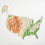 USA Photo Map Physical - SJB-DIAMOND ELITES