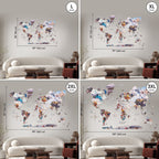 World Photo Map Pastel - SJB-DIAMOND ELITES