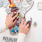 World Photo Map Pastel - SJB-DIAMOND ELITES