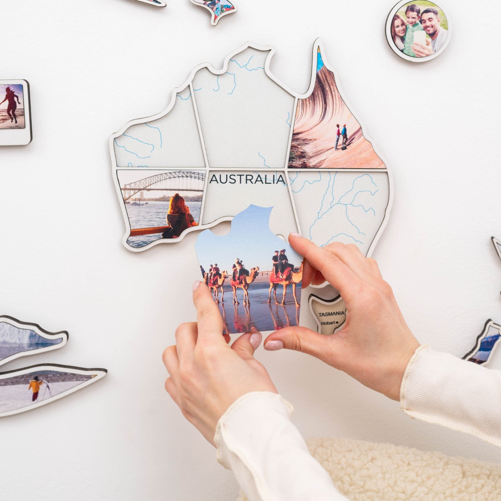 World Photo Map Pastel - SJB-DIAMOND ELITES