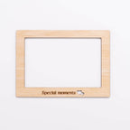 Set of 9 Wooden Photo Frames Enjoy The Wood