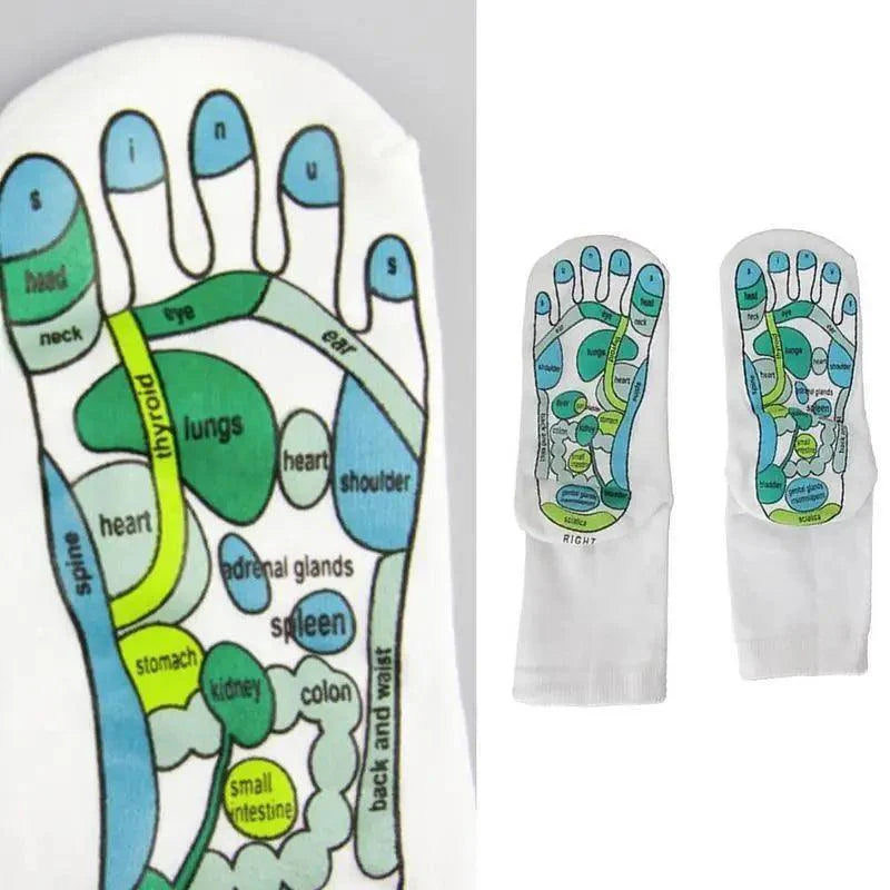 Physiotherapy Massage Points Stress Relieve Socks High Quality Durable Helpful Reflex Zones Anti Stress Sock Stevvex