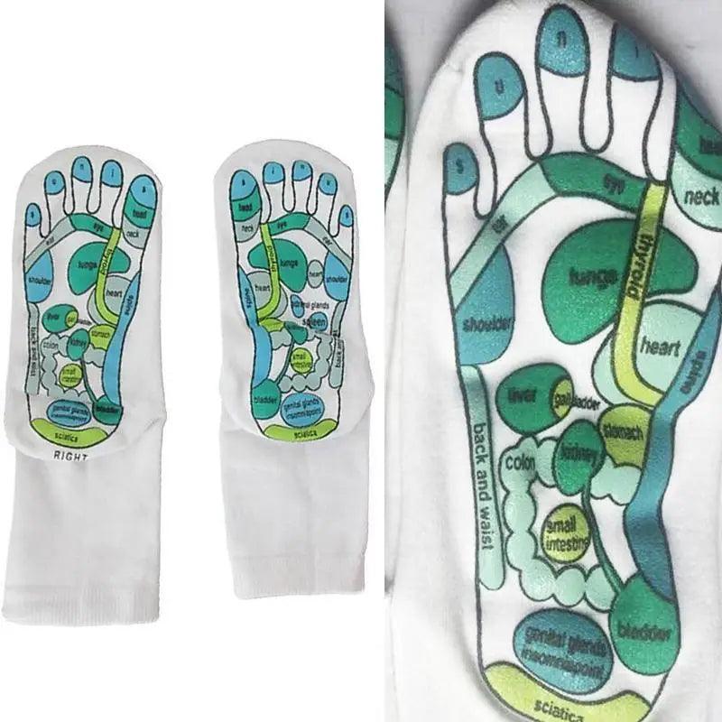Physiotherapy Massage Points Stress Relieve Socks High Quality Durable Helpful Reflex Zones Anti Stress Sock Stevvex