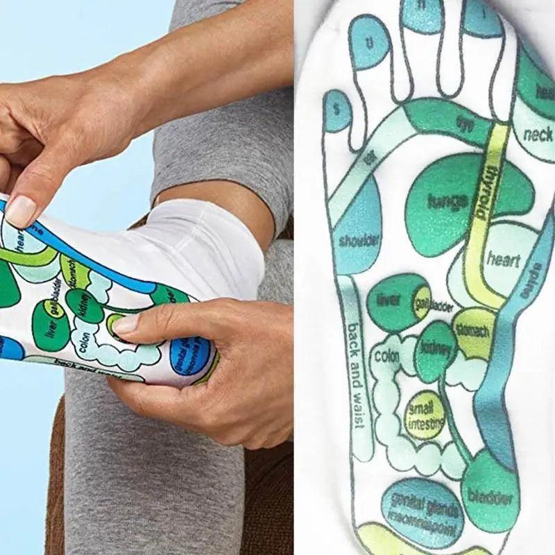 Physiotherapy Massage Points Stress Relieve Socks High Quality Durable Helpful Reflex Zones Anti Stress Sock Stevvex