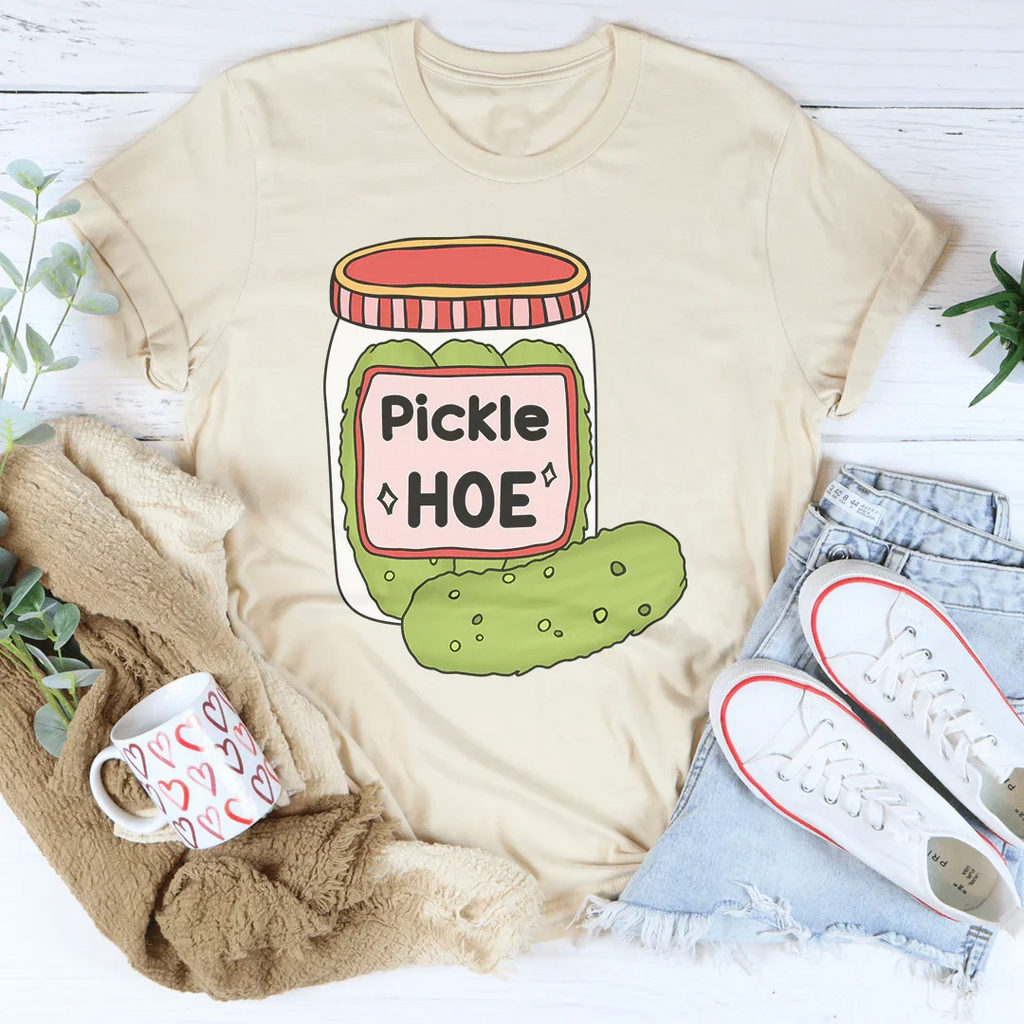 Pickle Hoe Tee Peachy Sunday