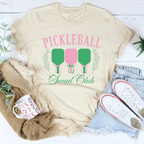 Pickleball Social Club Tee Peachy Sunday