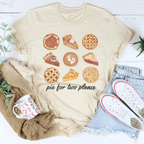 Pie For Two Please Pregnancy Tee Peachy Sunday