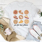 Pie For Two Please Pregnancy Tee Peachy Sunday