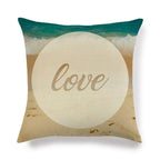 Pillowcase Sofa Cushion Cover Decoration Linen Pillow Case Higher Quality Marine Sea Life Pillow Covers Cases Super Soft Square Cushion Decorative Pillow Pattern Sofa Pillow Cover Couch Pillow 45x45CM Stevvex