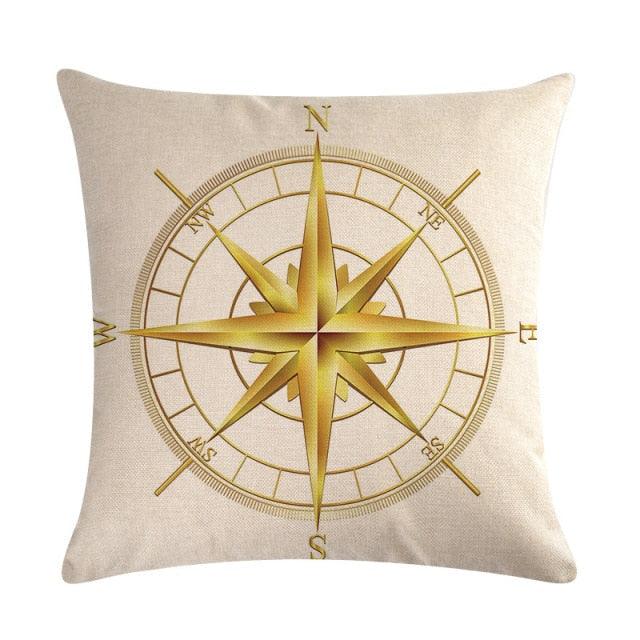 Pillowcase Sofa Cushion Cover Decoration Linen Pillow Case Higher Quality Marine Sea Life Pillow Covers Cases Super Soft Square Cushion Decorative Pillow Pattern Sofa Pillow Cover Couch Pillow 45x45CM Stevvex