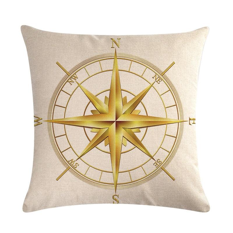 Pillowcase Sofa Cushion Cover Decoration Linen Pillow Case Higher Quality Marine Sea Life Pillow Covers Cases Super Soft Square Cushion Decorative Pillow Pattern Sofa Pillow Cover Couch Pillow 45x45CM Stevvex